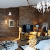 Спальни в стиле кантри фото - дизайн интерьера