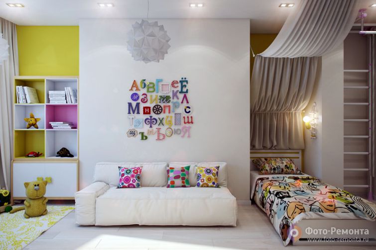 Дизайн яркой детской комнаты, Донецк