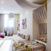 Детские комнаты в современном стиле фото - дизайн интерьера