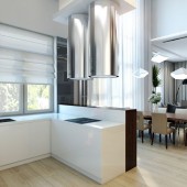 Большие кухни фото - дизайн интерьера