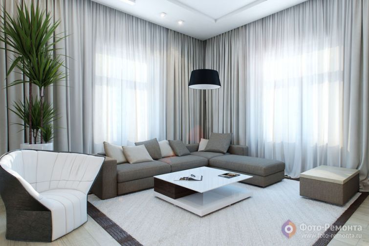 Дизайн двухуровневой квартиры в Екатеринбурге 