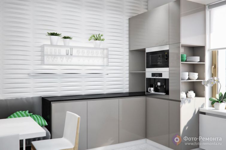 Дизайн маленькой кухни