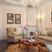 Гостиные в классическом стиле фото - дизайн интерьера