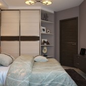 Фиолетовые спальни фото - дизайн интерьера