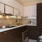 Коричневые кухни фото - дизайн интерьера