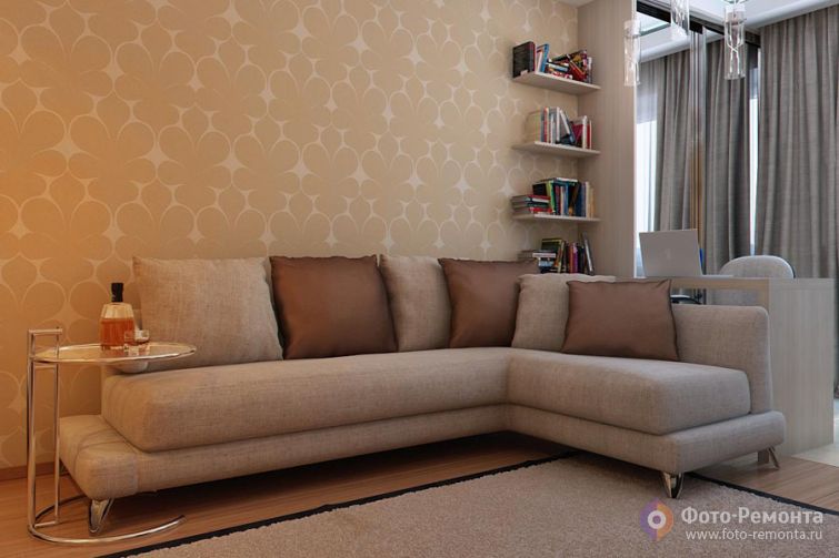 Дизайн однокомнатной квартиры-студии в Москве