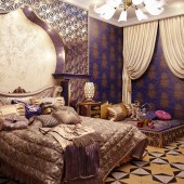 Спальни в восточном стиле фото - дизайн интерьера
