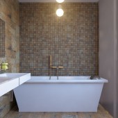 Маленькие ванные комнаты фото - дизайн интерьера