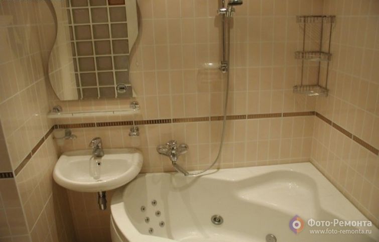 Дизайн маленькой ванной комнаты