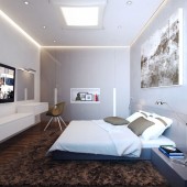 Спальни в светлых тонах фото - дизайн интерьера