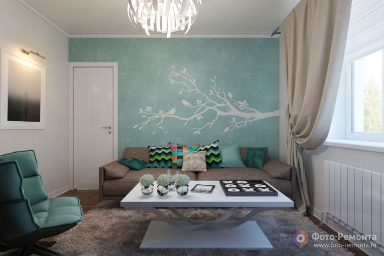 Интерьер маленькой гостиной от Артема Лазарева