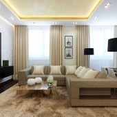 Интерьер квартиры-студии в Москве