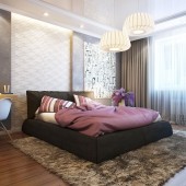 Серые спальни фото - дизайн интерьера