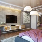 Серые спальни фото - дизайн интерьера