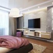 Серые спальни фото - дизайн интерьера