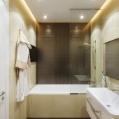 Маленькие ванные комнаты фото - дизайн интерьера