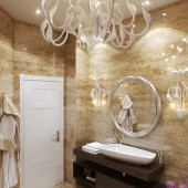 Маленькие ванные комнаты фото - дизайн интерьера