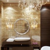 Маленькие ванные комнаты фото - дизайн интерьера