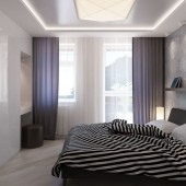 Серые спальни фото - дизайн интерьера