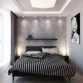Серые спальни фото - дизайн интерьера