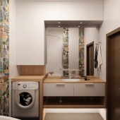 Маленькие ванные комнаты фото - дизайн интерьера