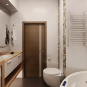 Маленькие ванные комнаты фото - дизайн интерьера