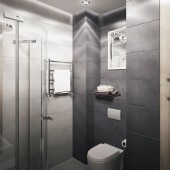 Маленькие ванные комнаты фото - дизайн интерьера