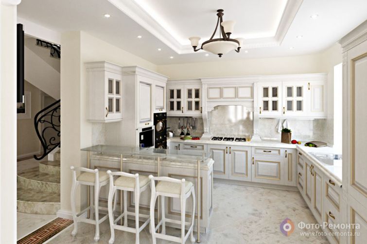  Дизайн интерьера кухни бежевого цвета