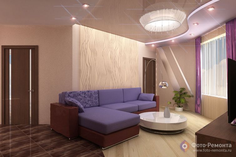 Дизайн-проект маленькой гостиной