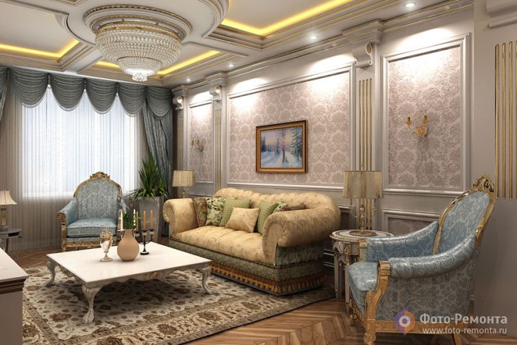 Интерьер квартиры в классическом стиле