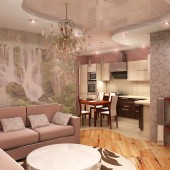 Гостиная - кухня