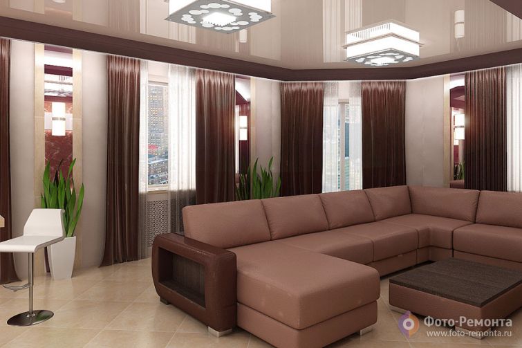  Дизайн гостиной комнаты современный стиль