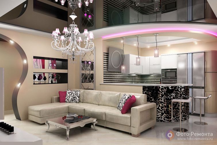 Дизайн-проект квартиры в стиле арт-деко