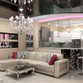 Дизайн-проект квартиры в стиле арт-деко