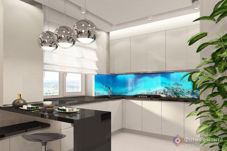  Оформление кухни в современном стиле