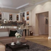 Гостиная-кухня