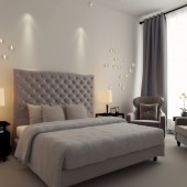 Белые спальни фото - дизайн интерьера