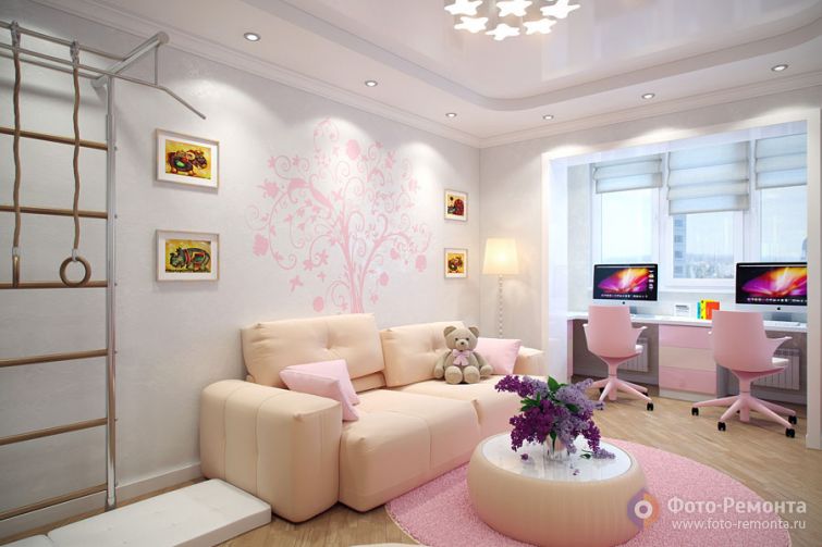 Интерьер детской комнаты от Александра Зензуры