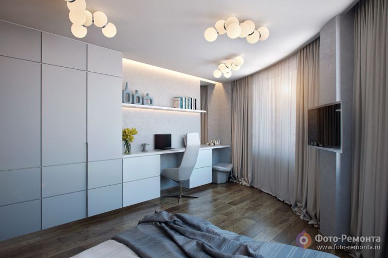  Декор большой спальни