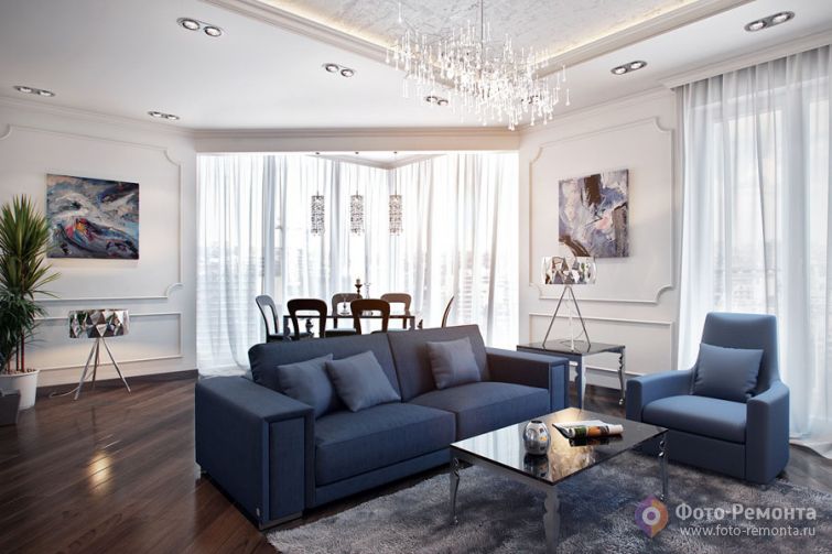 Дизайн квартиры в современном стиле, Душанбе