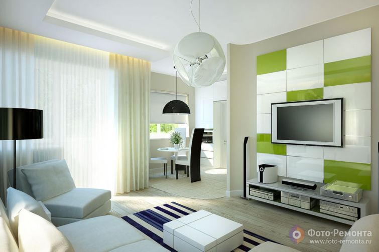 Интерьер квартиры-студии от Вячеслава Корецкого