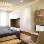 Белые спальни фото - дизайн интерьера