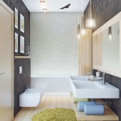 Маленькие ванные комнаты фото - дизайн интерьера