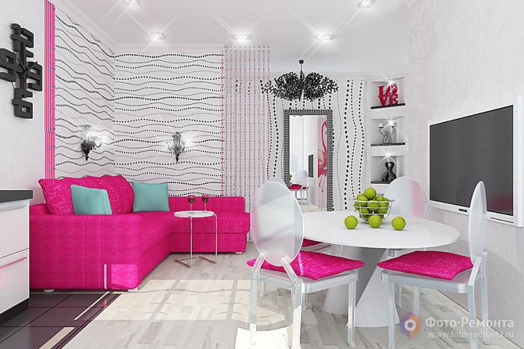 Интерьер квартиры 82 кв.м.