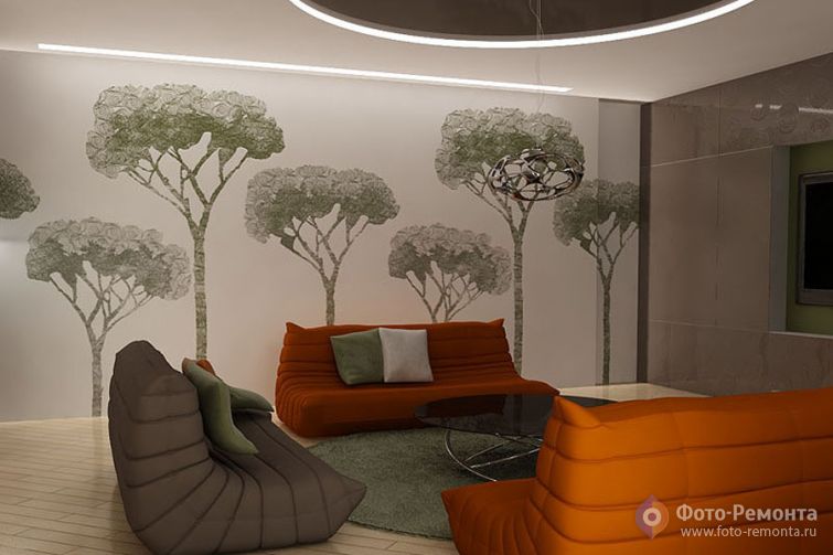 Интерьер квартиры (100 кв.м.) от студии PROFI