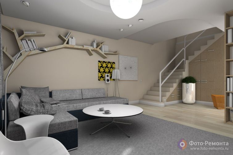  Дизайн проект гостиной