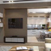 Гостиная и кухня