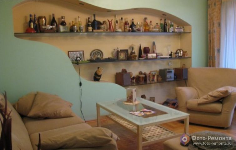  Дизайн гостиной в белом цвете