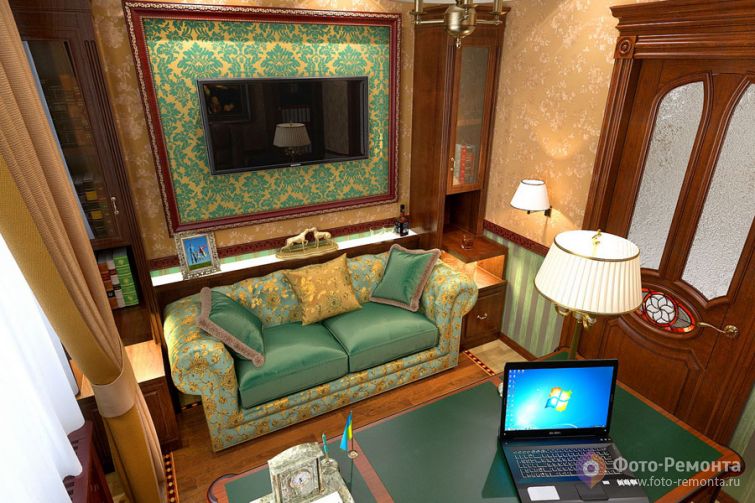  Отделка кабинета