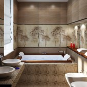 Маленькие ванные комнаты фото - дизайн интерьера